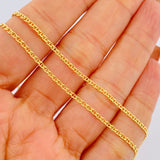 Cadena Escalera 2.05gr / 45.5cm / Oro Amarillo +3 18K $