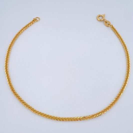 Pulso Franco 2.25gr / 19cm / Oro Amarillo +3 18K $