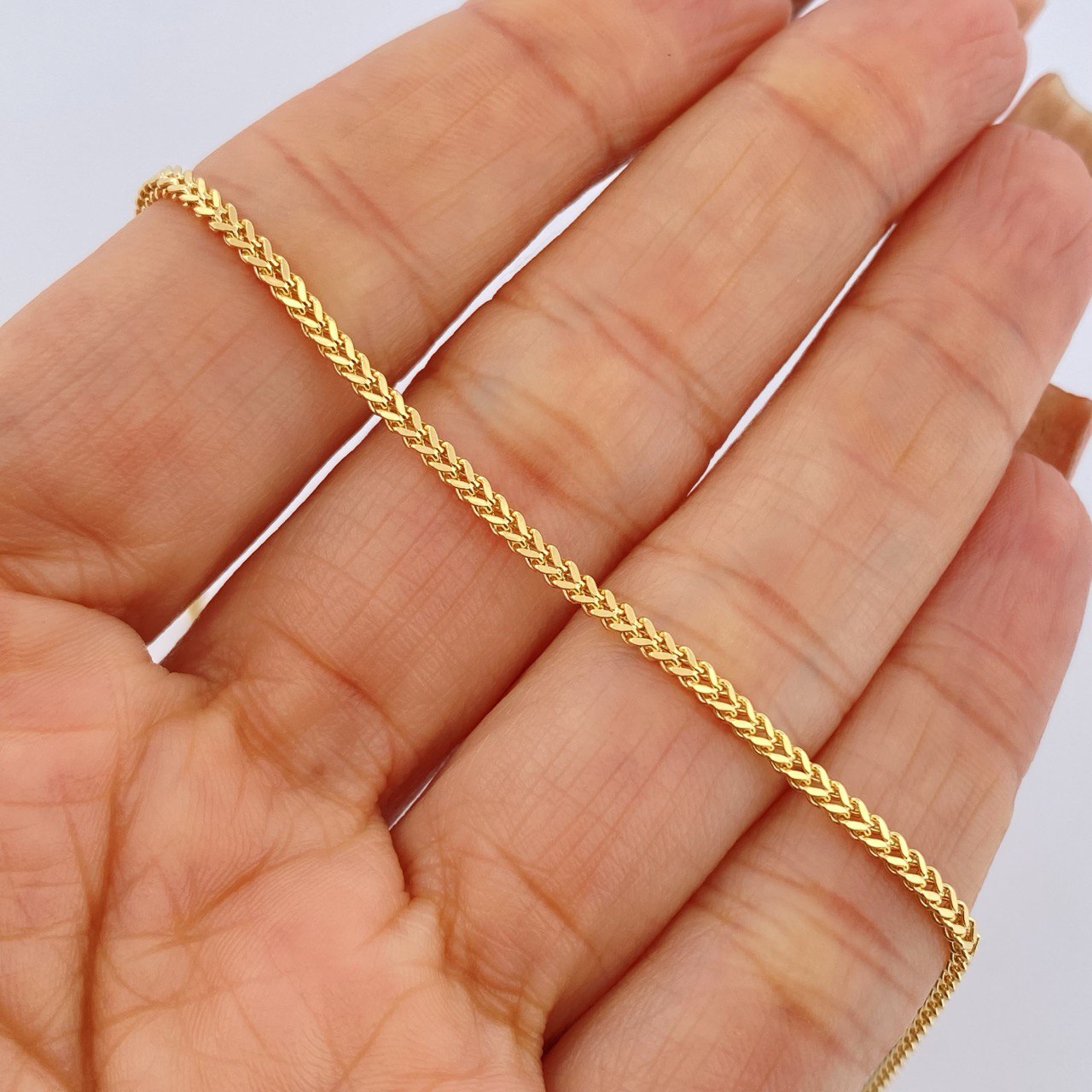 Pulso Franco 1.95gr / 19.3cm / Oro Amarillo +3 18K $