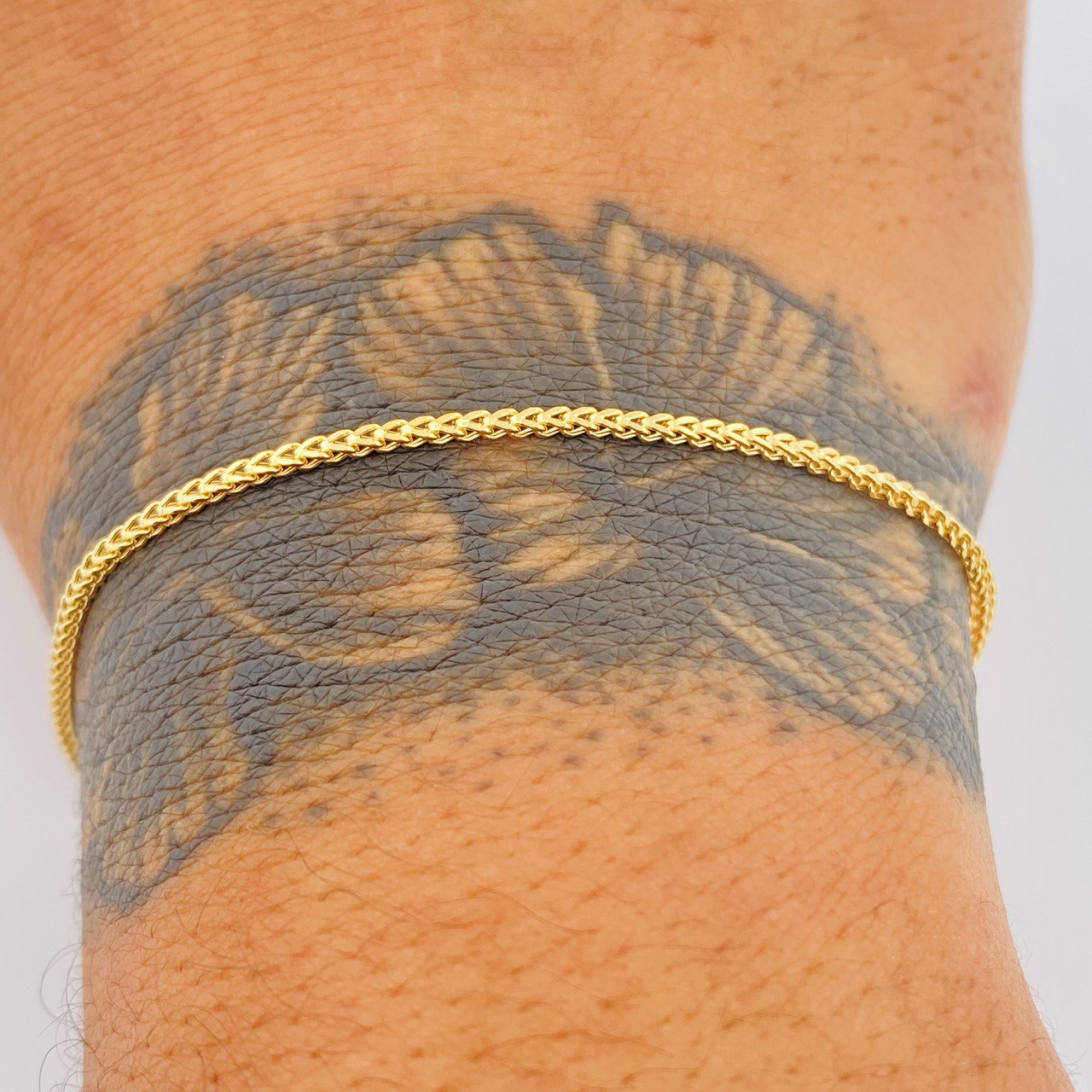 Pulso Franco 1.3gr / 19cm / Oro Amarillo +3 18K $