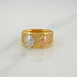 Anillo 15'S Flor 1.8 g / T8 1/2 Tres Oros 18K