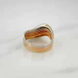Anillo Curva 6.65 g / T7 1/4 Tres Oros 18K