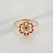 Anillo Amapola 1.55 g / T7 1/4 Oro Amarillo 18K