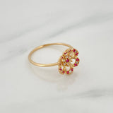 Anillo Amapola 1.55 g / T7 1/4 Oro Amarillo 18K