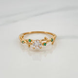Anillo Solitario Líneas Cruzadas 1.8 g / T6 1/2 Oro Amarillo 18K