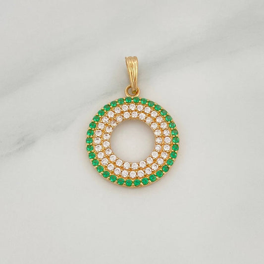 Dije Circulo 2.15 g / 2.5 cm Oro Amarillo 18K