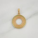 Dije Circulo 2.15 g / 2.5 cm Oro Amarillo 18K