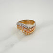 Anillo Curva 6.65 g / T7 1/4 Tres Oros 18K