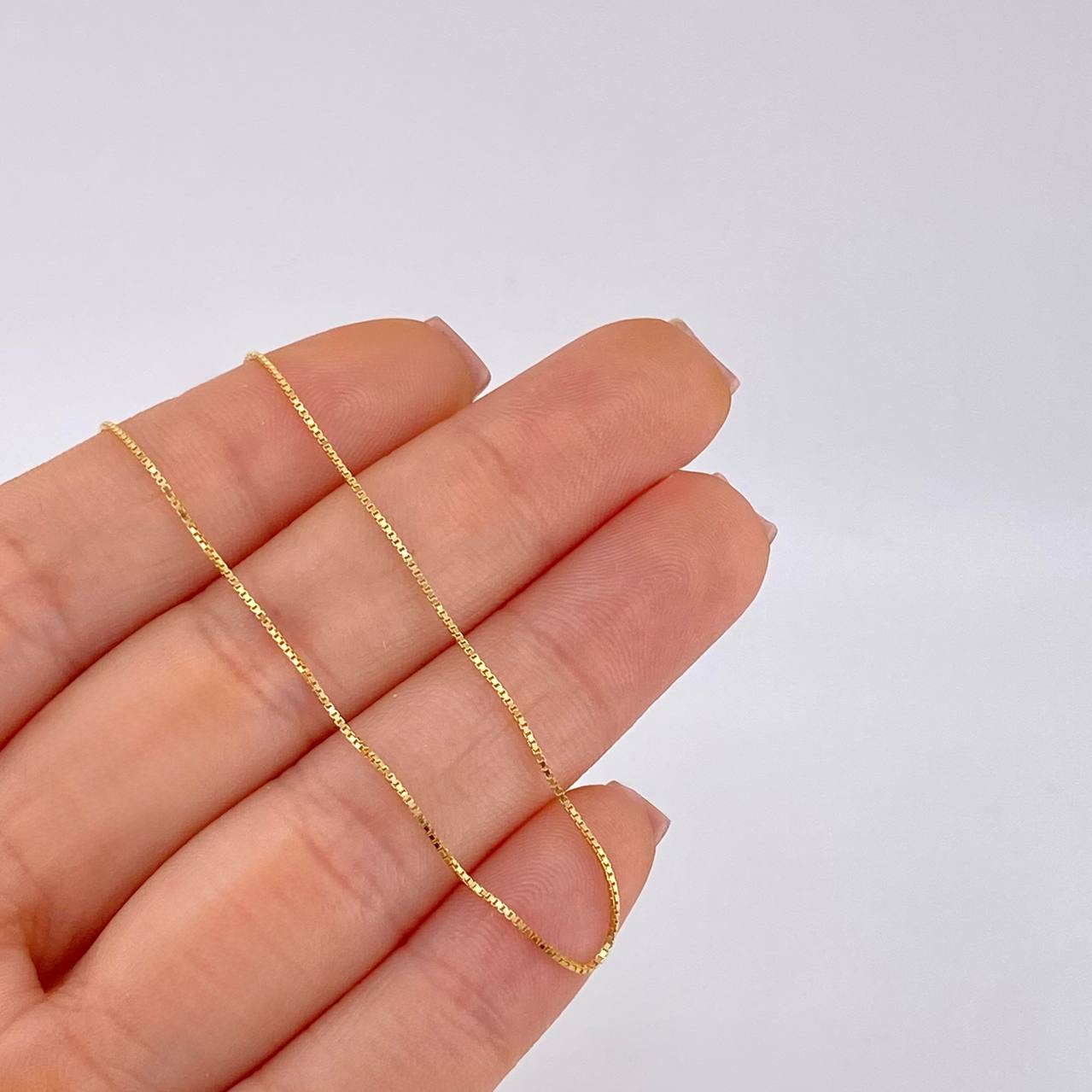 Cadena Veneciana 1.75 g / 45 cm / 0.8 mm Oro Amarillo 18K