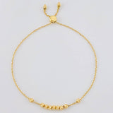 Pulso Modulable Aro Seguido Linea Septima 1.95 g / 22 cm - 4 cm / 1.2 mm Oro Amarillo 18K