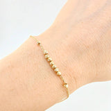 Pulso Modulable Aro Seguido Linea Septima 1.95 g / 22 cm - 4 cm / 1.2 mm Oro Amarillo 18K