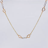 Cadena Aro Seguido Amor Infinito 2.6 g / 45 cm / 1.05 mm Tres Oros 18K