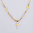 Cadena Aro Seguido Trinidad De Cruces 2.9 g / 44.5 cm / 1.05 mm Oro Amarillo 18K