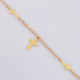 Cadena Aro Seguido Trinidad De Cruces 2.9 g / 44.5 cm / 1.05 mm Oro Amarillo 18K
