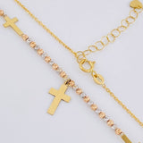 Cadena Aro Seguido Trinidad De Cruces 2.9 g / 44.5 cm / 1.05 mm Oro Amarillo 18K