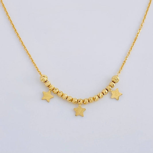 Cadena Aro Seguido Cinturón De Orión 2.3 g / 44 cm / 1.05 mm Oro Amarillo 18K