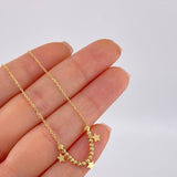 Cadena Aro Seguido Cinturón De Orión 2.3 g / 44 cm / 1.05 mm Oro Amarillo 18K