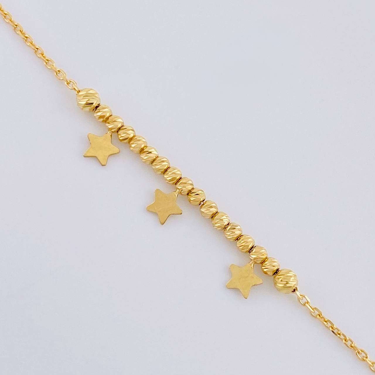 Cadena Aro Seguido Cinturón De Orión 2.3 g / 44 cm / 1.05 mm Oro Amarillo 18K