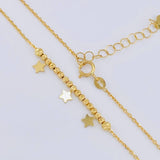 Cadena Aro Seguido Cinturón De Orión 2.3 g / 44 cm / 1.05 mm Oro Amarillo 18K