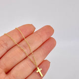 Cadena Aro Seguido Cruz 2.75 g / 49.5 cm / 1.2 mm Oro Amarillo 18K