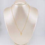 Cadena Aro Seguido Cruz 2.75 g / 49.5 cm / 1.2 mm Oro Amarillo 18K