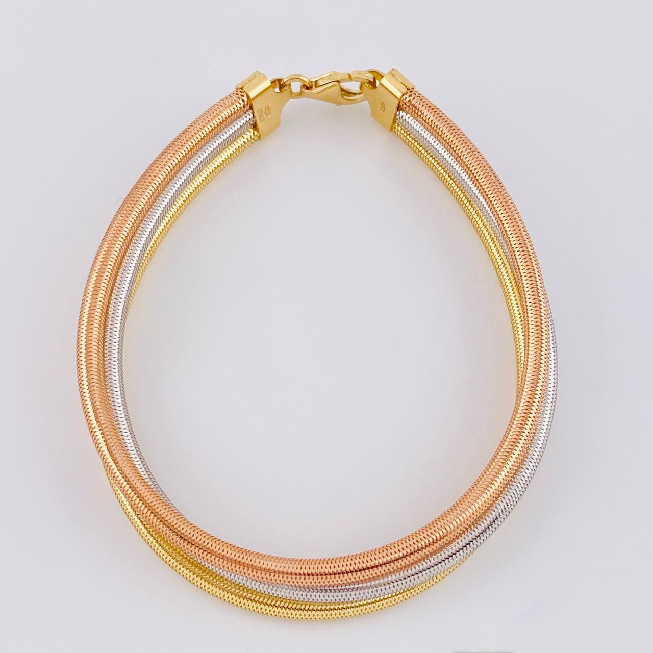 Pulso Triple Flex 5.85 g / 20.5 cm / 9.1 mm Tres Oros 18K
