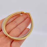 Pulso Triple Flex 5.85 g / 19.5 cm / 9.2 mm Tres Oros 18K