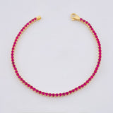 Pulso Tenis Doble Faz 7.25gr / 18cm / 2.8mm Oro Amarillo 18K