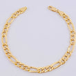 Pulso Figaro 4.85gr / 20cm / 6.15mm Oro Amarillo +1 18K ©
