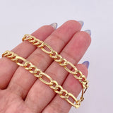 Pulso Figaro 3.8gr / 19cm / 5.3mm Oro Amarillo +1 18K