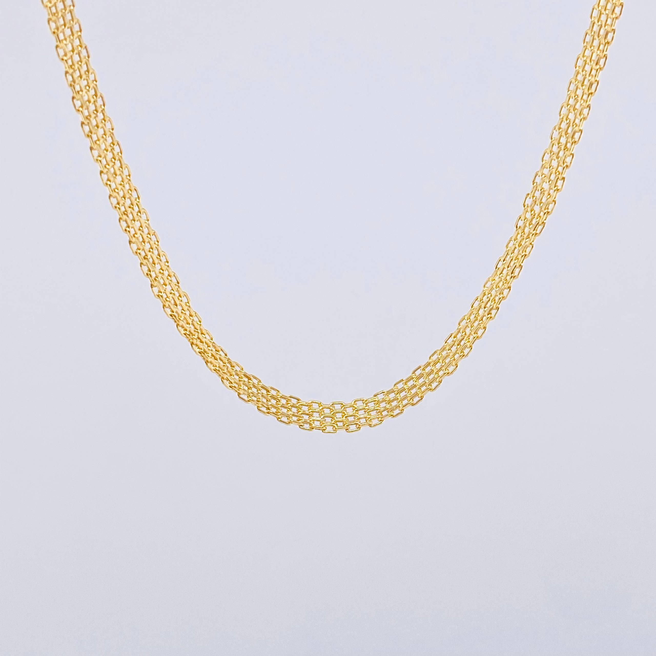 Cadena China 12 gr / 60cm / 5.85mm Oro Amarillo +1 18K *