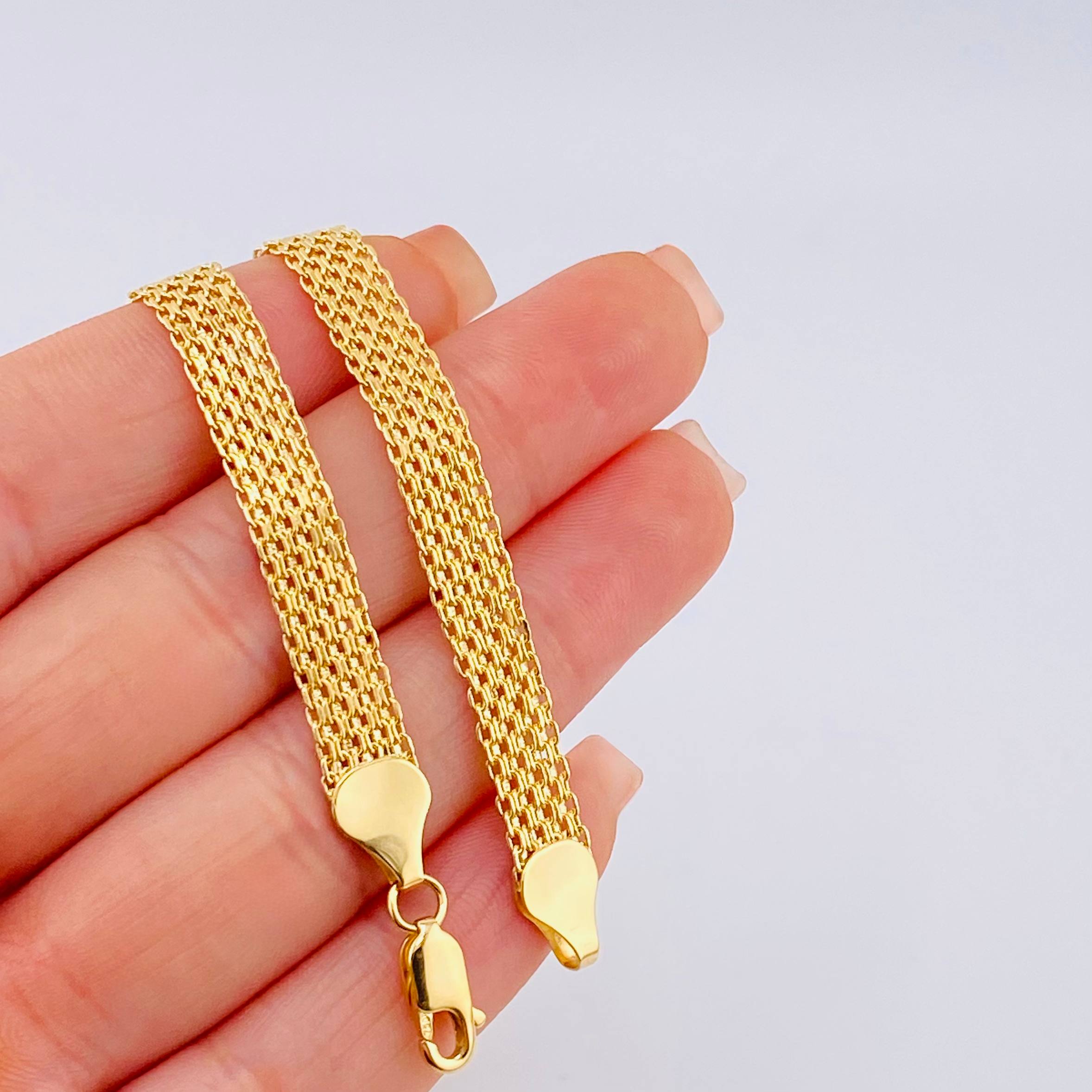 Cadena China 12 gr / 60cm / 5.85mm Oro Amarillo +1 18K *
