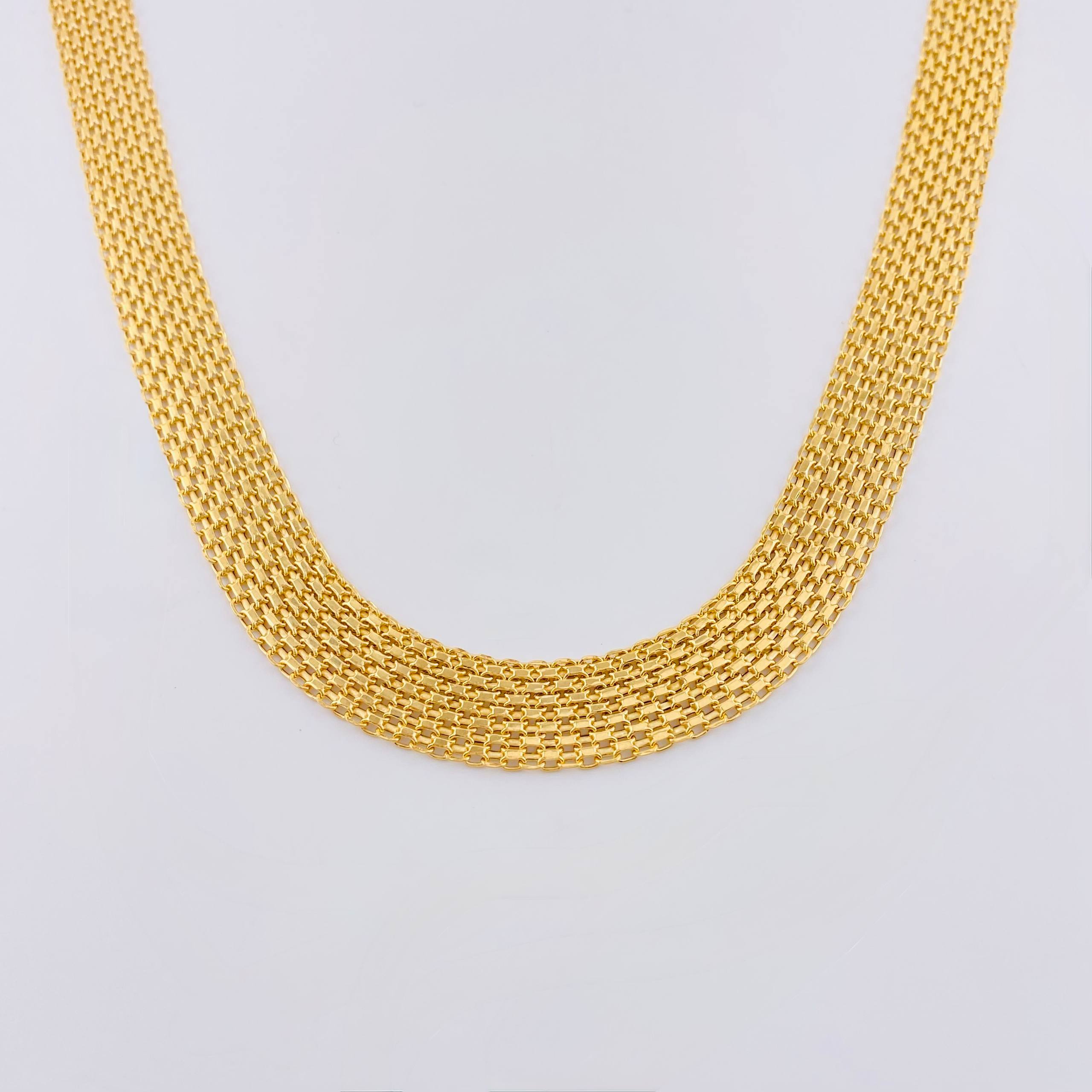 Cadena China 25.85gr / 60cm / 12mm Oro Amarillo 18K