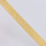 Cadena China 25.85gr / 60cm / 12mm Oro Amarillo 18K