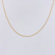 Cadena Aro Seguido 1.3gr / 45cm / 1mm Oro Amarillo 18K
