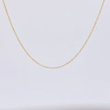 Cadena Aro Seguido 1.3gr / 45cm / 1mm Oro Amarillo 18K