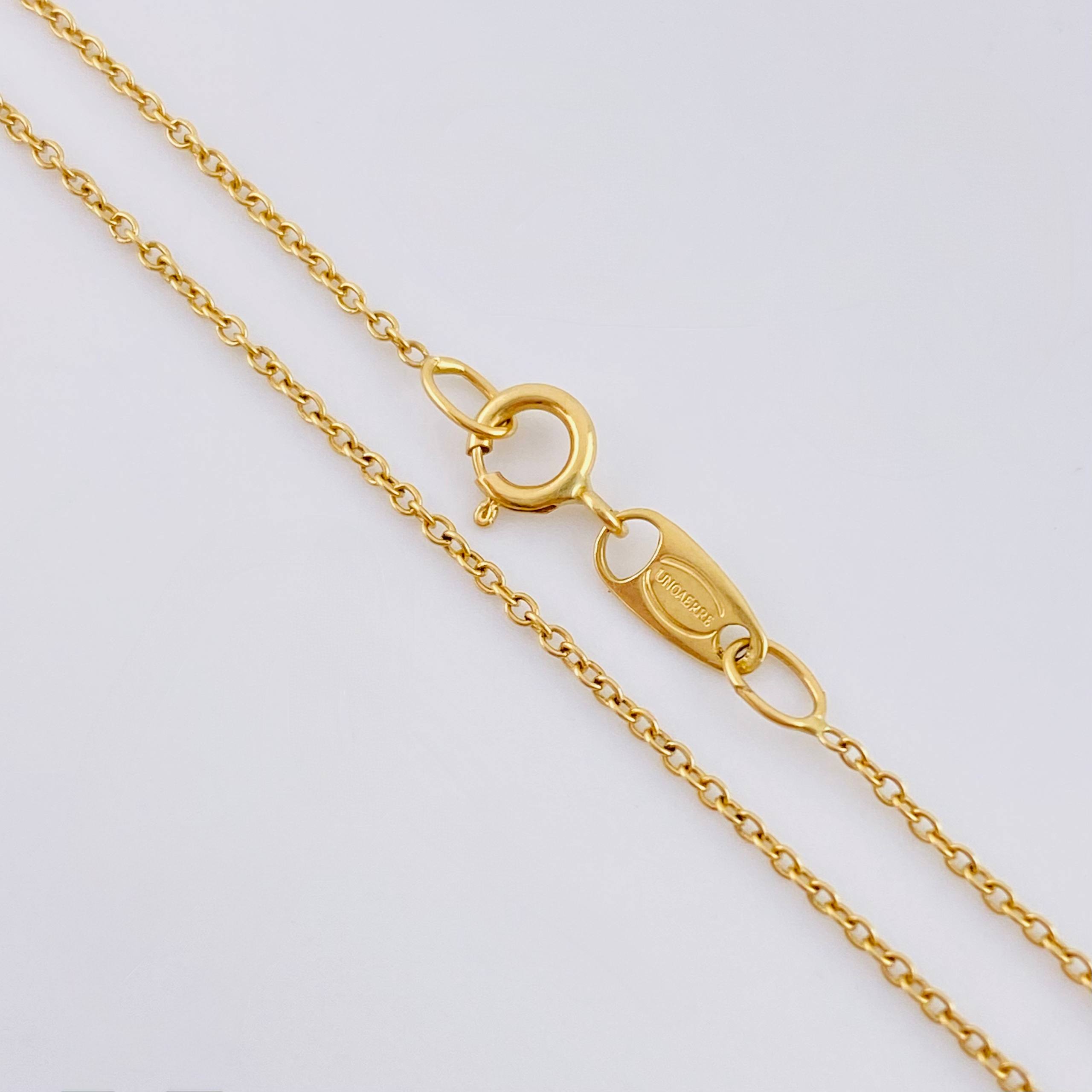 Cadena Aro Seguido 1.3gr / 45cm / 1mm Oro Amarillo 18K