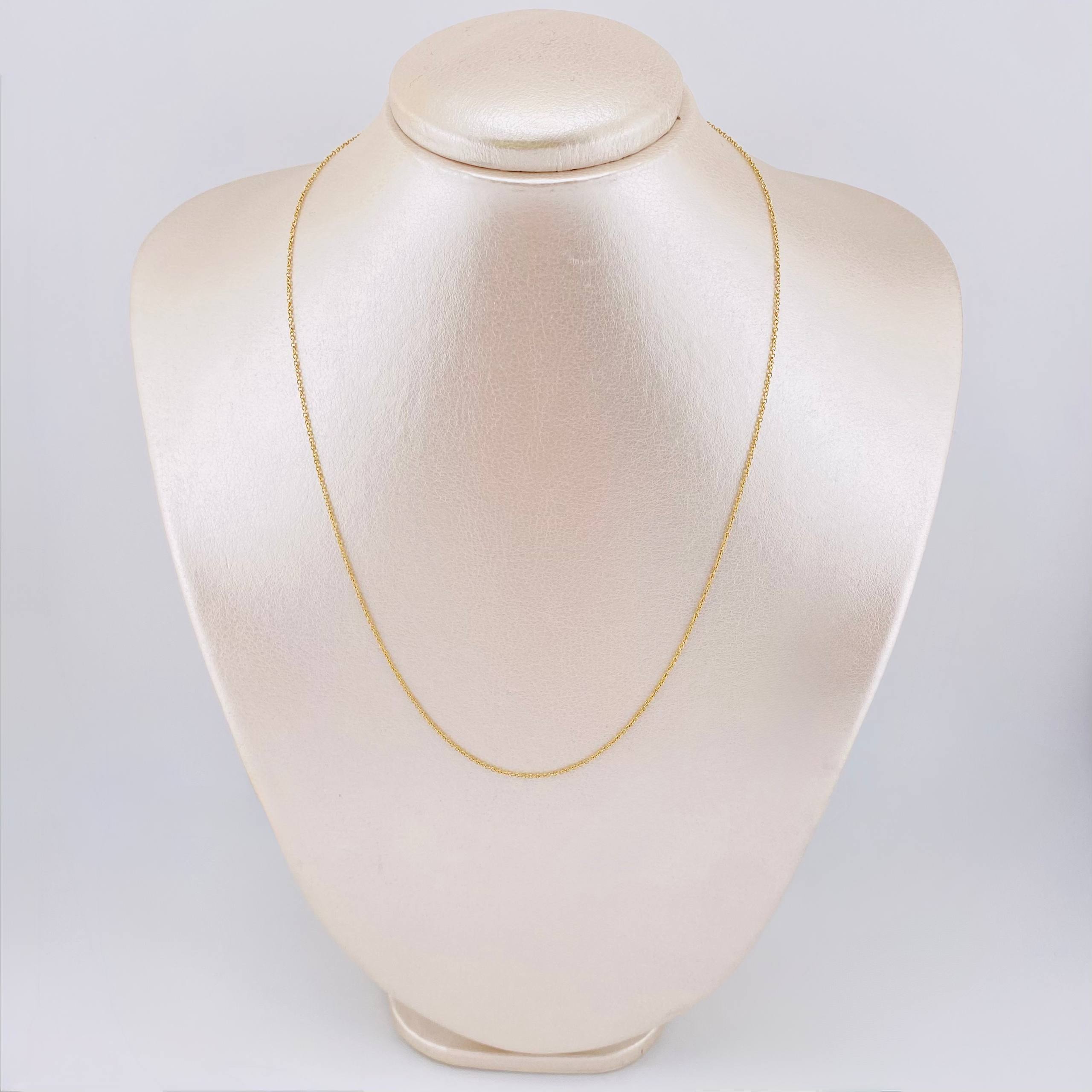 Cadena Aro Seguido 1.3gr / 45cm / 1mm Oro Amarillo 18K