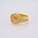 Anillo Correa Corona 6gr / T9 / Oro Amarillo 18K