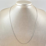 Cadena China 4.9gr / 60cm / 1.8mm Oro Blanco +0 18K *