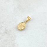 Dije San Miguel Arcángel 0.3gr / 1.5cm / Cargador Bordeado Oro Amarillo 18K ©