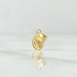 Dije San Miguel Arcángel 0.3gr / 1.5cm / Cargador Bordeado Oro Amarillo 18K ©