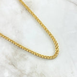 Cadena Franco 9gr / 60cm / 2.4mm Oro Amarillo +4 18K *