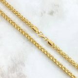 Cadena Franco 9gr / 60cm / 2.4mm Oro Amarillo +4 18K *