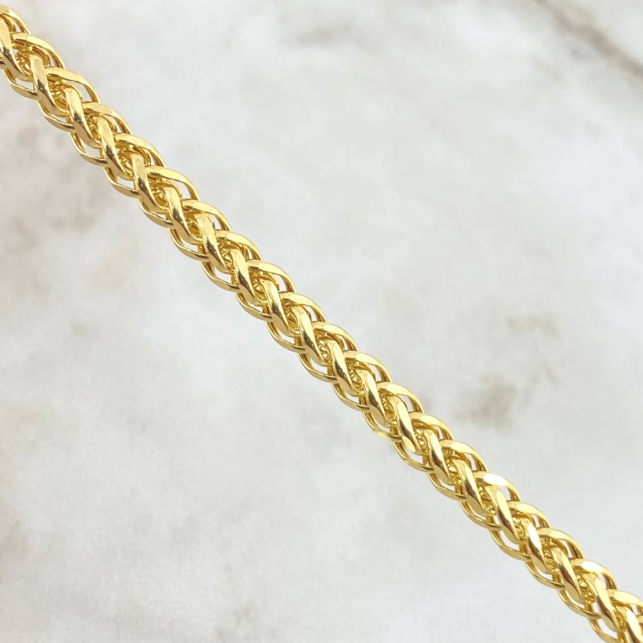 Cadena Franco 9gr / 60cm / 2.4mm Oro Amarillo +4 18K *