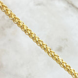Cadena Franco 9gr / 60cm / 2.4mm Oro Amarillo +4 18K *