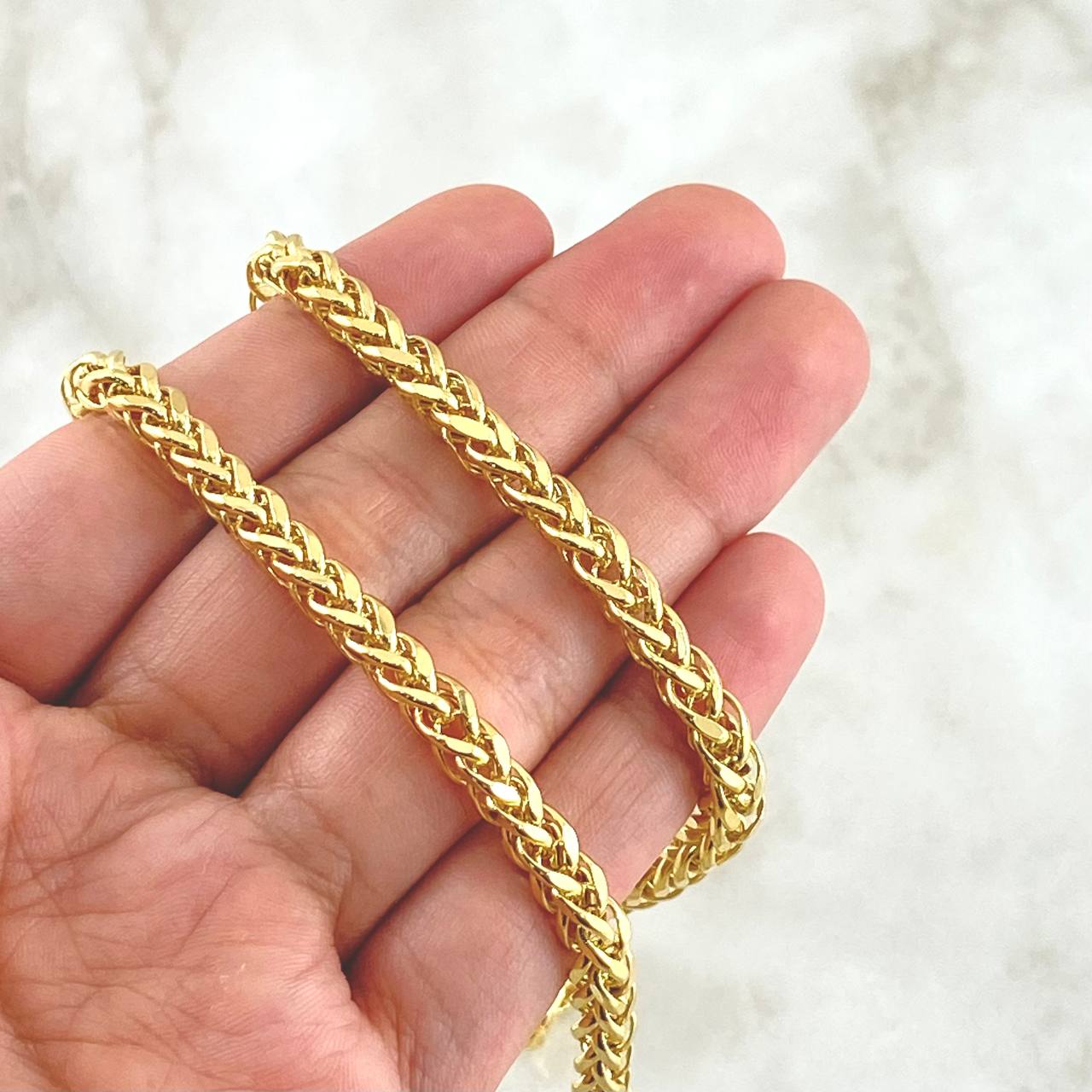 Cadena Franco 9gr / 60cm / 2.4mm Oro Amarillo +4 18K *