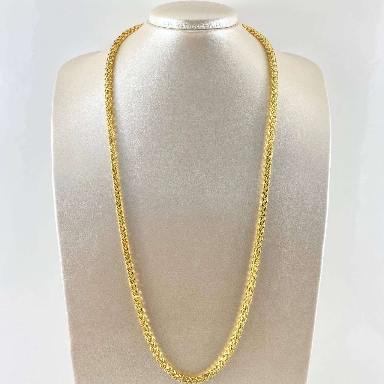 Cadena Franco 9gr / 60cm / 2.4mm Oro Amarillo +4 18K *