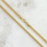 Cadena Franco 8.9gr / 60cm / 2.4mm Oro Amarillo +4 18K ©