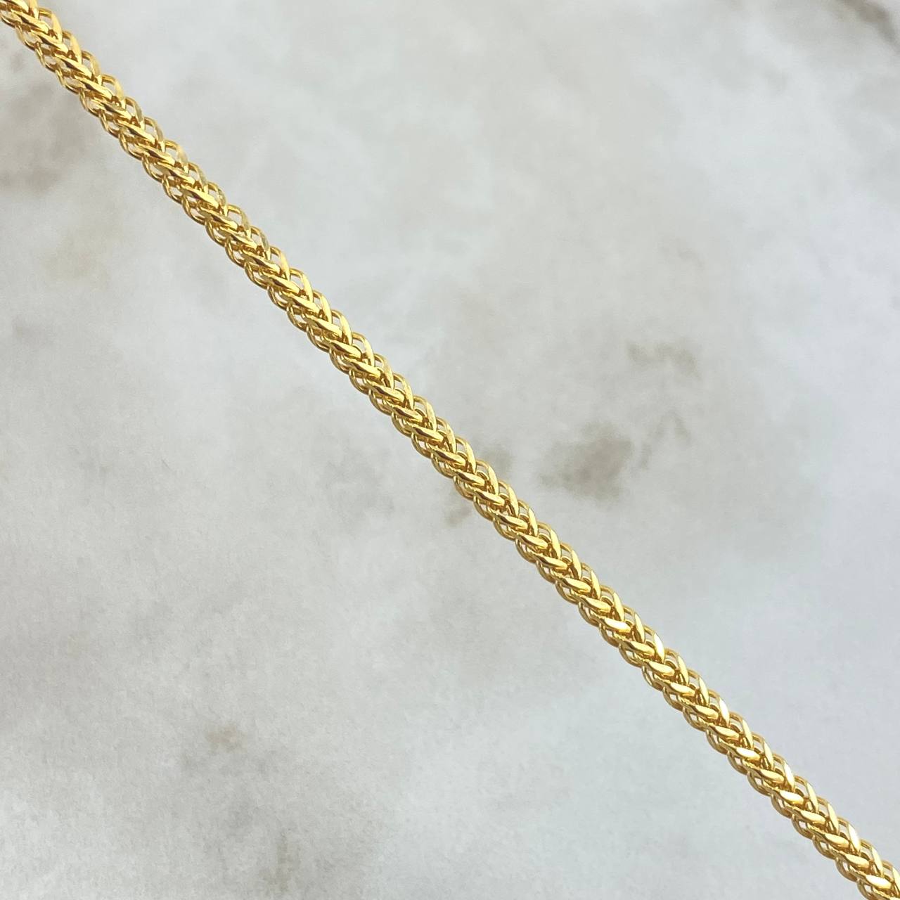 Cadena Franco 8.9gr / 60cm / 2.4mm Oro Amarillo +4 18K ©
